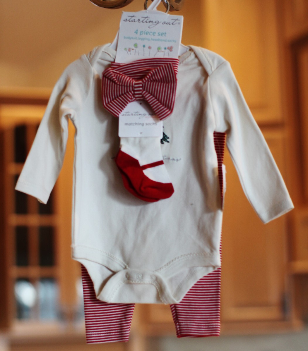 Christmas Bow Tie Onesie Christmas Plaid Bow Long Sleeve Bodysuit