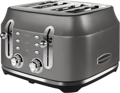 Rangemaster RMCL4S201GY Tostapane classico 4 fette *LEGGERMENTE USATO* - Foto 9 di 9