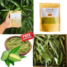 DRIED MANGO LEAVES POWDER Sri Lanka organic Mangifera indica leaf Homemade