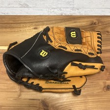 Wilson A350 11 in Youth Baseball Glove Black / Tan Leather RHT - MINT