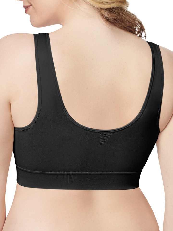 Just My Size Women's Pure Comfort Plus Size Bra - Seamless, Wireless Pullover Bra With Moisture-Wicking Fabric - View #10