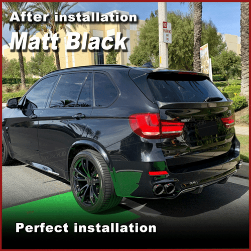 Matt Schwarz Mitte Spoiler Heckspoiler Kofferraum flügel Lippe für BMW X5 F15 - Picture 2 of 13