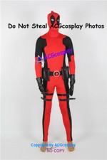Marvel Deadpool Cosplay Costume include mask gloves pvc belt buckle prop