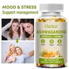 Ashwagandha Capsules 2200MG I Enhance Energy and Promote Relaxation