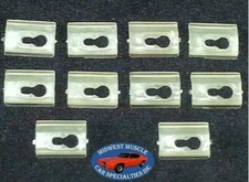 69-81 Gm Body Side Belt Vinyl Top Reveal Moulding Molding Trim Clip Clips 10pc P