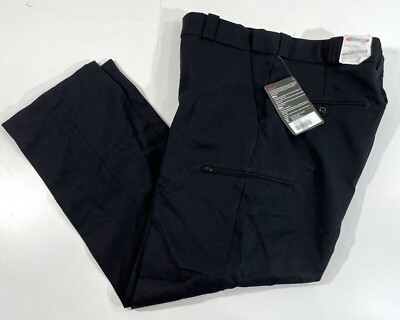 NWT 34x27 ELBECO MENS TexTrop2 POLYESTER HIDDEN CARGO POCKET PANTS E394R NAVY