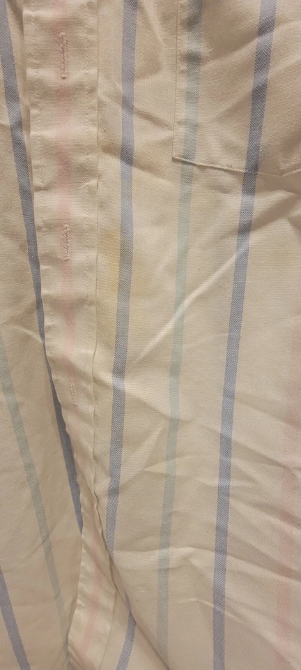 Hathaway мужчин 17,5/SS платье рубашка белый синий короткий рукав в основном хлопок Оксфорд  - Изображение 2 из 4