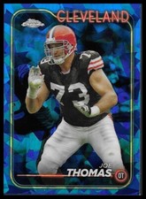 Joe Thomas 2024 Topps Chrome Sapphire #32 Cleveland Browns