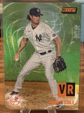 2021 Topps Stadium Club Virtual Reality #VR-16 Gerrit Cole Orange Foil /50 