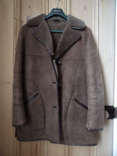 Ladies K&m Exclusive Sheepskin Coat Jacket Size 14 Worn Once Or Twice 3/4 Length