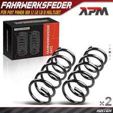 2x Federn Fahrwerksfeder Hinten für Fiat Panda 169 1.1 1.2 1.3 D Multijet 03-15