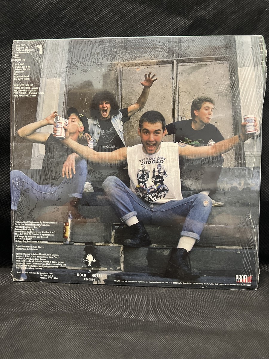 Murphy&rsquo;s Law Self Titled 1986 Original Green Colored Vinyl LP | eBay