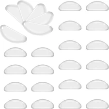 Silicone Adhesive Eyeglass Nose Pads - 20 Pairs Nose Pads for Eyeglasses