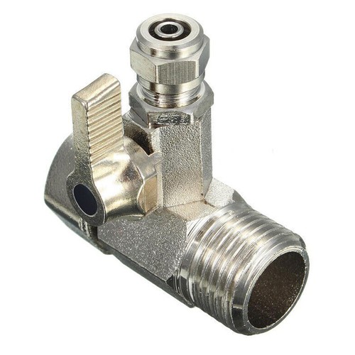 Feed Water Connection Adapter 1/2" to 1/4" Ball Valve Tap Feed Reverse Osmosis - Picture 6 of 6