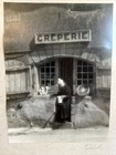 Vintage Kissel Photo Creperie Framed Behind Glass. Pencil Signed. Woman & Jug — photo 2