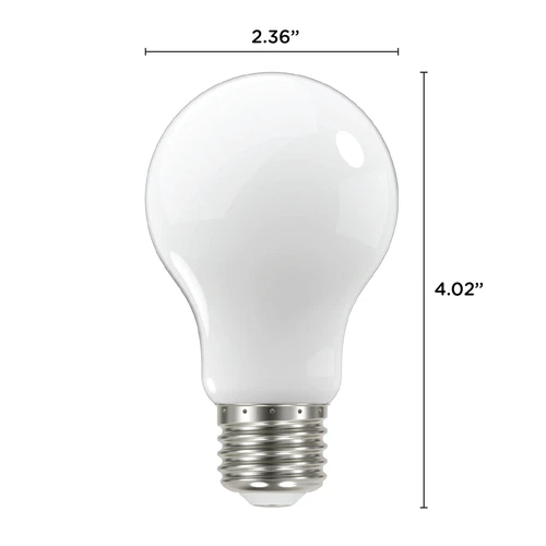 4 Pack LED Solid White Filament Bulbs 120V 11W =75W A19 Medium E26 2700K Warm - Picture 2 of 9