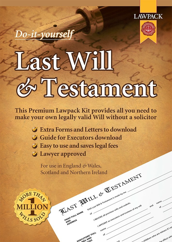 Last Will & Testament Premium Kit by Lawpack
