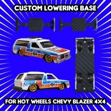 Hot Wheels Chevy Blazer 4x4 Lowering Base Custom 3D Printed Parts