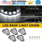 Smoked Cab Roof Running Marker Light Cover Lens Fits Ford F-250 F-350 Super Duty