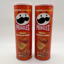 Pringles Buffalo Wing Potato Crisps 2 Cans 5.5oz Each Exp 8/2026 BRAND NEW