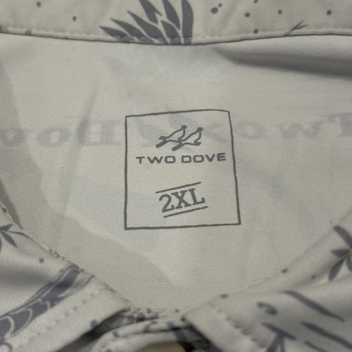 Two Dove Golf Polo Shirt Mens XL Desert Snakes Cactus Performance All Over Print - Picture 7 of 10