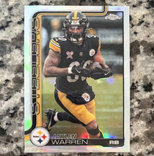 Topps Chrome Jaylen Warren Refractor No. 253 Pittsburgh Steelers