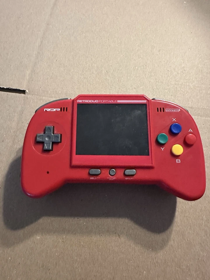 Retro-bit RetroDuo Portable V2.0 Handheld - RED READ DESCRIPTION!! - Image 4 of 4