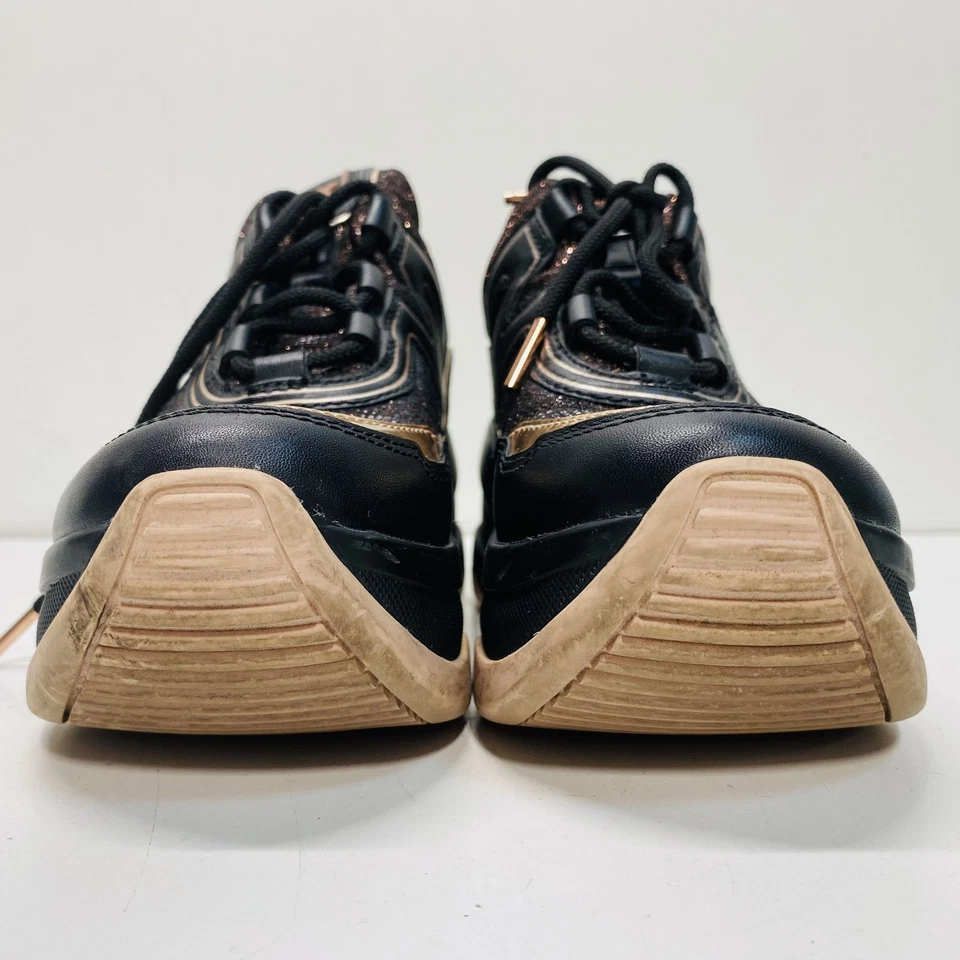 Michael Kors Women Olympia SG19H Multi Textile Leather Lace-Up Size 5.5 - Image 2 of 4