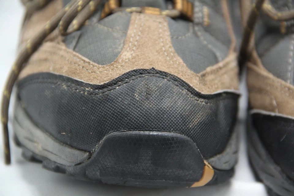 Botas esenciales Gander Mountain Trail Climber para hombre talla 13M cuero marrón senderismo Foto 3 de 4