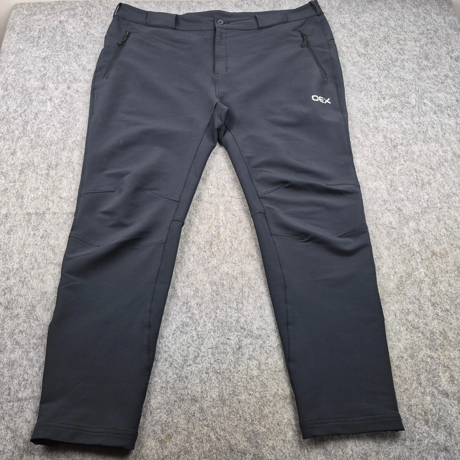 OEX Trousers Mens W40 L30 Black Scramble Softshell Hiking Walking Outdoor Pants