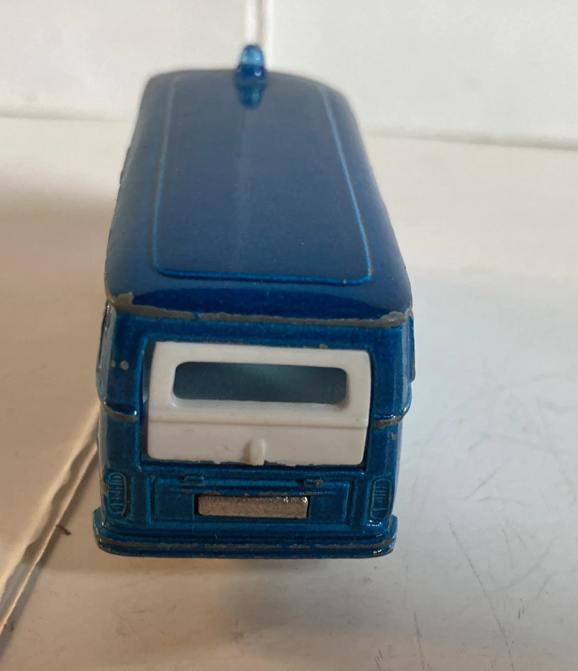 Majorette Furgone VW Police, n. 244. Made in France, scala 1/60. - Immagine 4 di 4