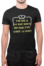 Funny I'm On Diet Foodie Food Lover Gym Muscle Exercise Novelty T Shirt