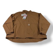 Carhartt FR Mens 3XL Brown Full Swing Quick Duck Flame Resistant Jacket OJ2179