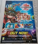 Bakugan Battle Brawlers Vintage (2009) Game Poster (PS2, PS3, 360) (RARE)
