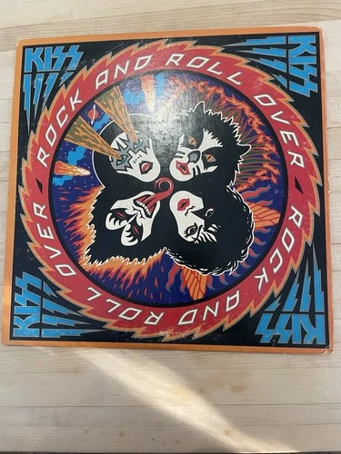 KISS Rock And Roll Over LP Vinyl 1976 G+/G