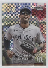 2022 Topps Stadium Club Chrome Updates X-Fractor Aaron Hicks #352 fm0