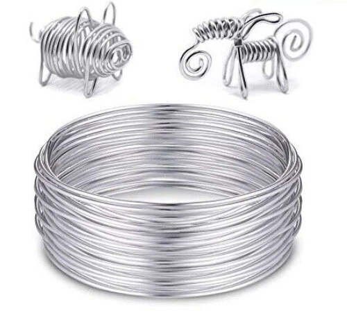 Aluminium Wire Soft Bendable Metal Craft Wire Floral Wire Art Craft Model Making - Image 2 of 4
