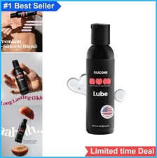 Silicone Lubricant 4oz Long Lasting Waterproof Personal Lube Condom Safe
