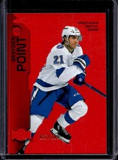 2023-24 Skybox Metal Universe Brayden Point Precious Gems Red #/100 Lightning