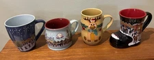 Lot Of 4 Christkindlmarket Mugs 2022, 2023, 2024