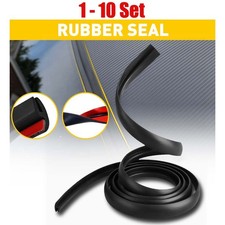 1-10set Doorge Molding Guard Trim Seal Strip Rubber Scratch Protector Black 10ft 1-10set Doorge Molding Guard Trim Seal Strip Rubber Scratch Protector Black 10ft