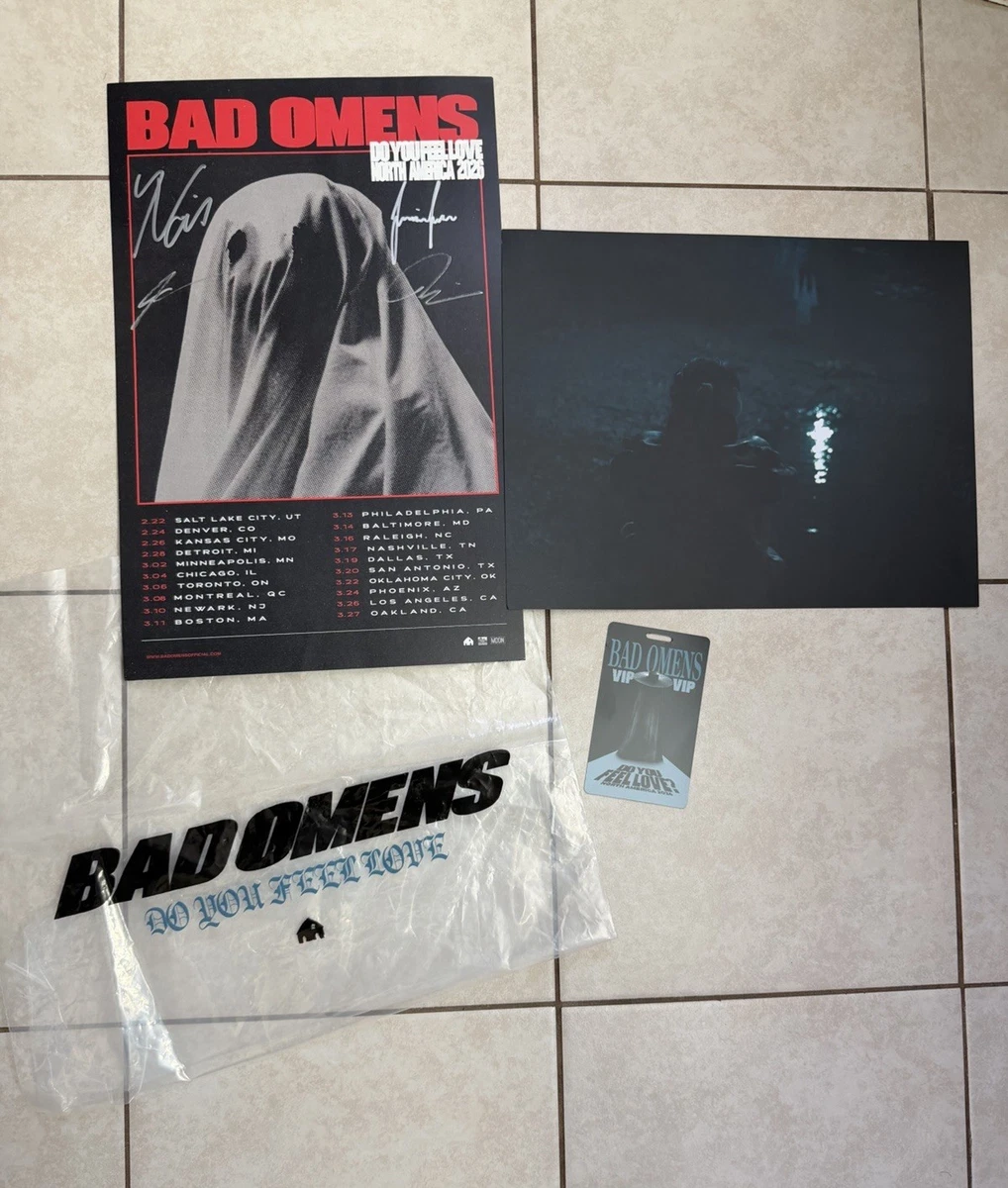 BAD OMENS VIP MERCH SIGNED TOUR POSTER LANYARD ART PRINT DO YOU