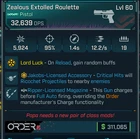 Borderlands 4 • MODDED Pistol • Roulette • 32k DPS • Lvl 60 • PS PC XBOX STEAM
