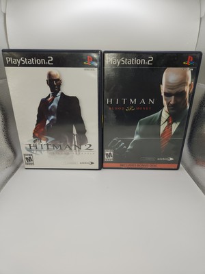 Hitman 2 & Hitman Blood Money PS2  Cib Cleaned & Tested Read Description 