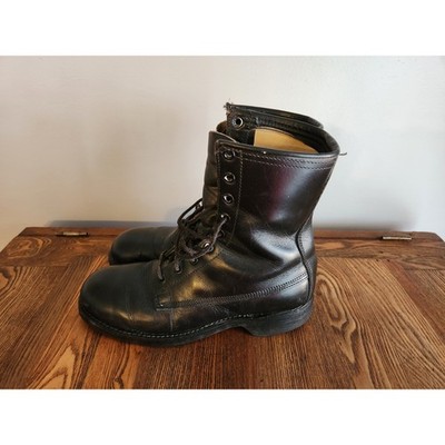 Addison Shoe Company Biltrite Black Women Combat Boots 1979 Sz 5 Vintage EUC