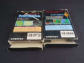 Famicom Fire emblem Nintendo Japan FC game tested authentic cartridge 2 games JP