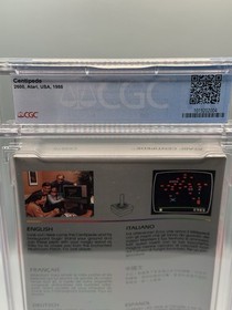 Atari 2600 Centipede - CGC Graded 9.4 A++ Very High Grade - Rare - Sealed