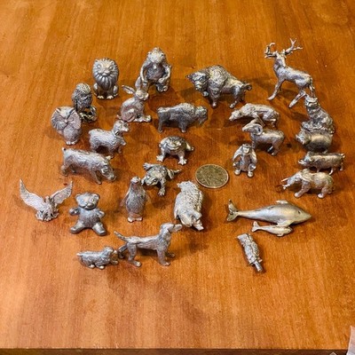 Pewter Miniture Animal Figurines. Choose Your Lot. Select item for price. disc.