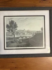 Carlisle" by J. Greig. Giclee  Print Professionally  Framed Historical Artwork