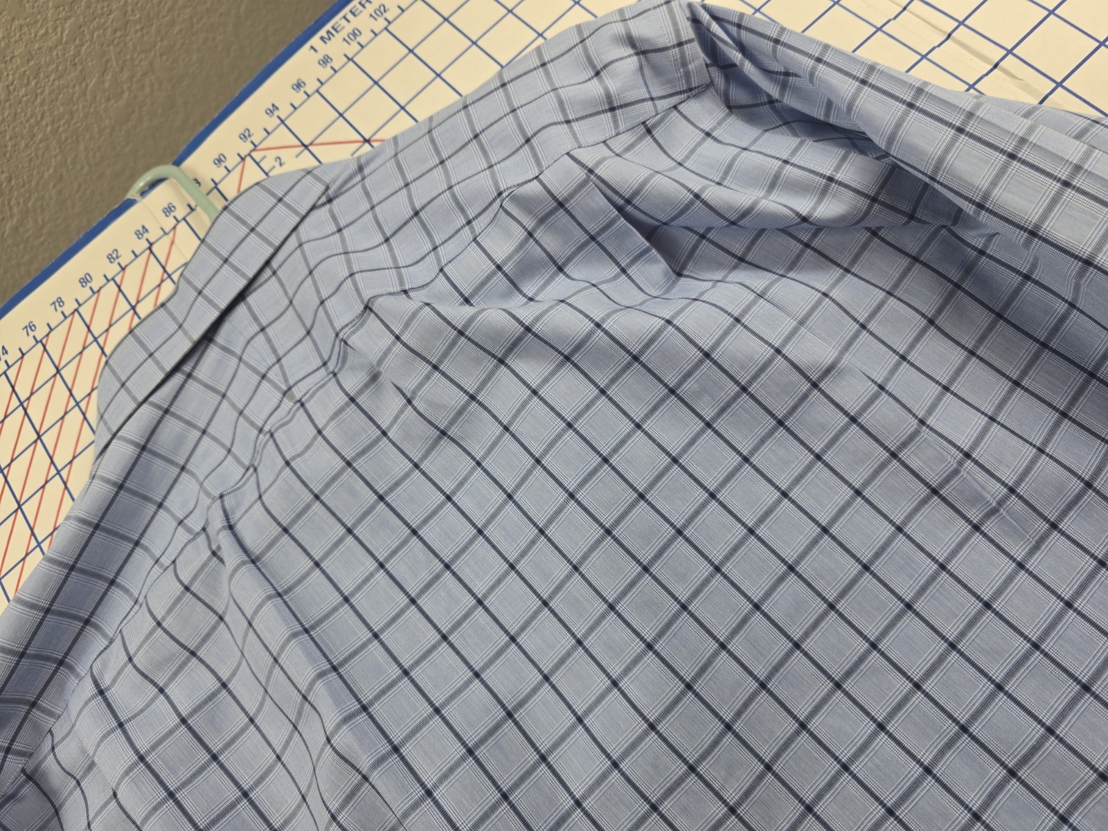 Nordstrom Tech Smart Trim Fit Long Sleeve Shirt Black Size 16 - 32-33 Used Good